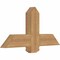 Ekena Millwork Eugene Smooth Timber Gable Bracket, Western Red Cedar, 36"W x 18"H x 3 1/2"D x 5 1/2"F, 12/12 Pitch GBW036X18X0406EUG00SWR - alternate 5